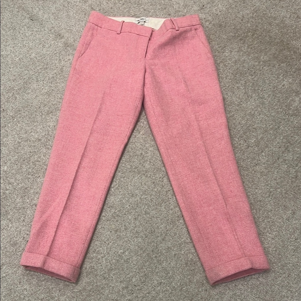 Jcrew Cafe Capri Herringbone women’s wool pants size 2